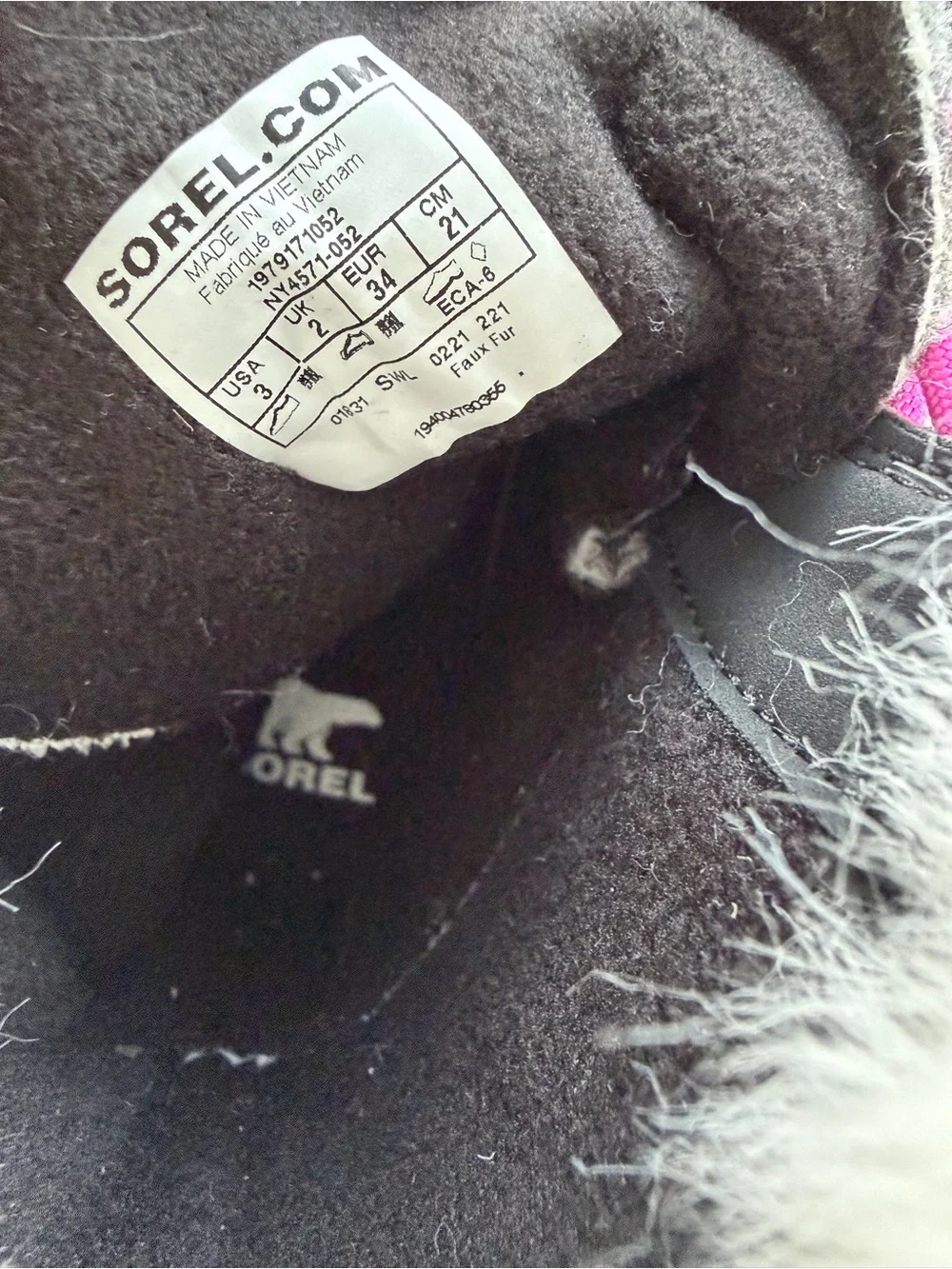 Sorel warm faux